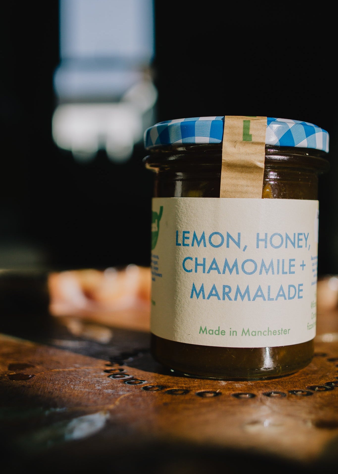 Jar of marmalade, perfct Christmas festive gift for foodie and food loving friends. 
