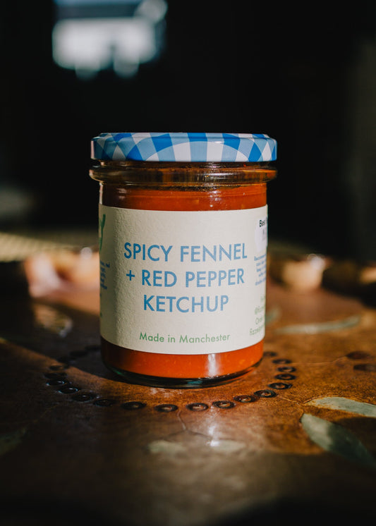 Artisan ketchup. Christmas festive gift set for food and food loving friends