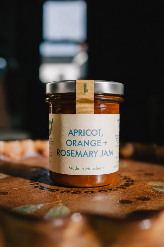 Apricot, Orange + Rosemary Jam